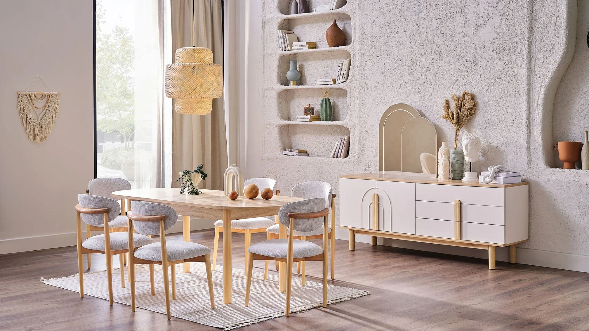 Boheems Esszimmer Set