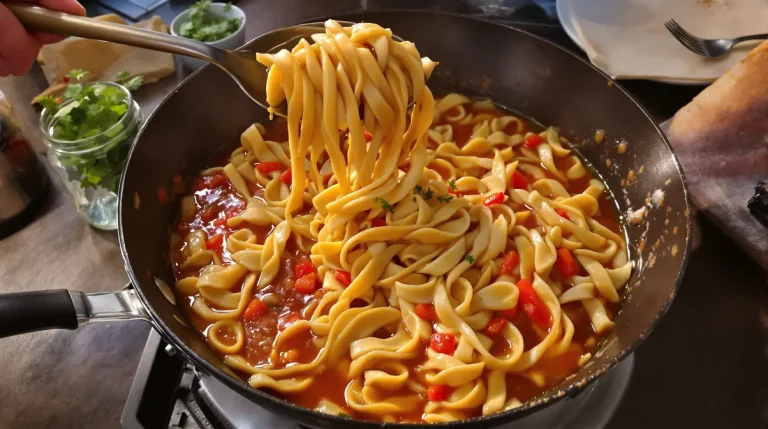 Diese Nudelpfanne koche ich ständig – wird auch bei dir zum Dauerbrenner