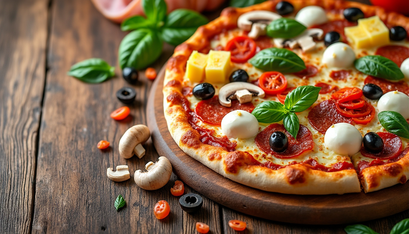 Top 10 des garnitures de pizza incontournables à découvrir découvrez le top 10 des garnitures de pizza incontournables pour sublimer vos pizzas et ravir vos papilles avec des saveurs délicieuses et variées.