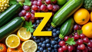 Zoom sur les fruits et légumes en z : bienfaits et variétés à découvrir