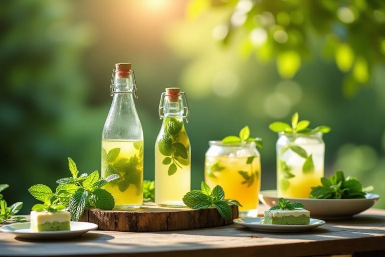 Recettes simples et originales à base de sirop de menthe pour toutes les occasions