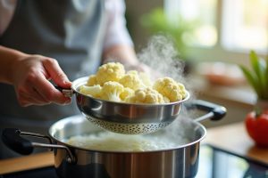 Quel est le temps de cuisson idéal pour le chou-fleur ?