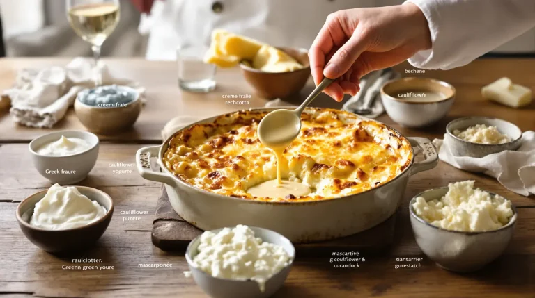 par quoi remplacer la béchamel dans un gratin