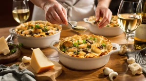 recette coquille saint-jacques à la bretonne champignons