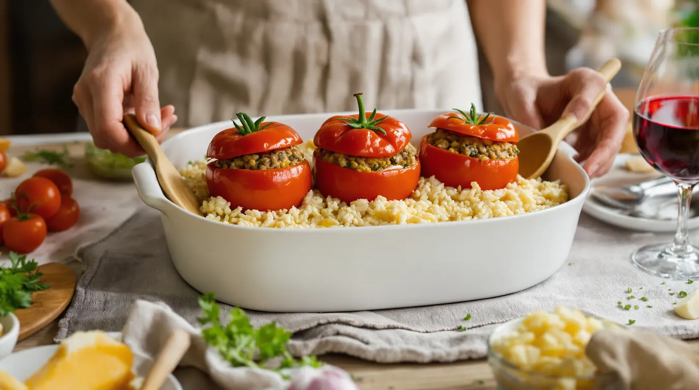 Tomates farcies recette de grand-mère avec riz moelleux tomates farcies recette de grand-mère avec riz