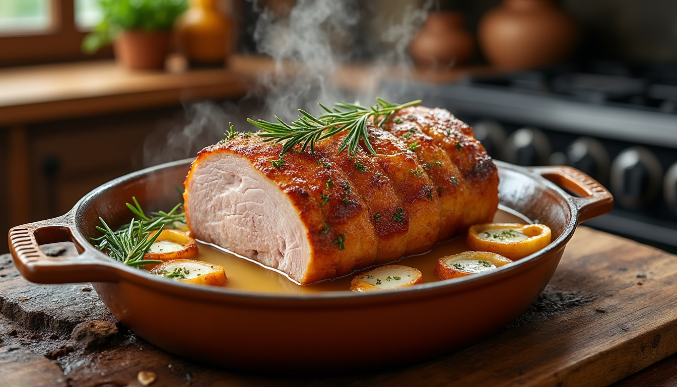 découvrez comment préparer un rôti de porc au lait tendre et savoureux grâce à nos conseils simples et recettes gourmandes pour un plat délicieux et fondant.