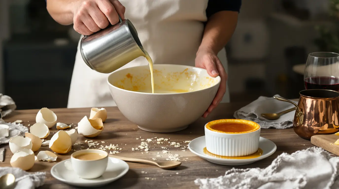 Recette flan aux œufs de nos grand-mère: le secret fondant recette flan aux œufs de nos grand-mère