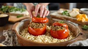 tomates farcies recette de grand-mère avec riz