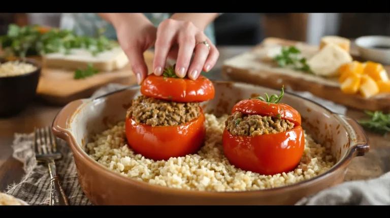 tomates farcies recette de grand-mère avec riz