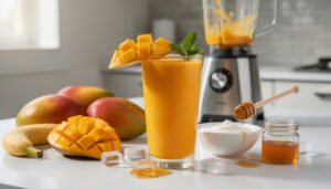 découvrez comment préparer un smoothie mangue savoureux et nutritif, parfait pour une pause fraîcheur pleine de vitamines et d'énergie.