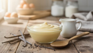 découvrez une recette simple et délicieuse pour préparer une crème vanille maison onctueuse et parfumée, parfaite pour toutes vos envies sucrées.