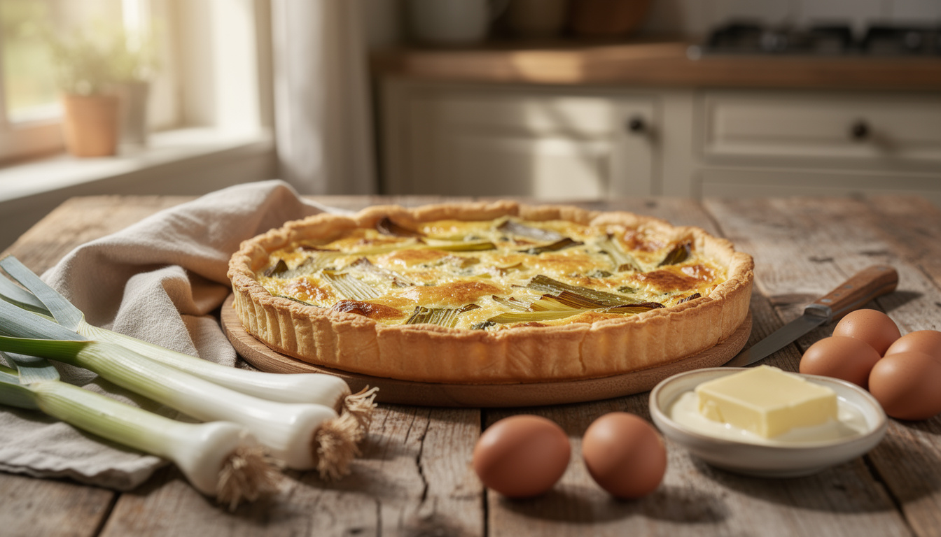 Tarte aux poireaux grand-mère : recette traditionnelle et astuces pour la réussir découvrez la recette traditionnelle de la tarte aux poireaux de grand-mère, avec des astuces simples pour la réussir parfaitement à chaque fois. un plat savoureux et familial à ne pas manquer !