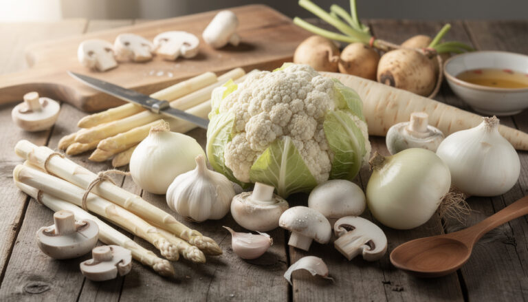 découvrez tout sur les légumes blancs, leurs bienfaits pour la santé et des recettes faciles à préparer pour varier vos repas.