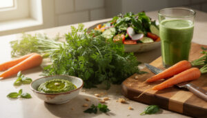découvrez les bienfaits insoupçonnés des fanes de carottes et apprenez comment les utiliser en cuisine et pour votre santé dans notre guide pratique.